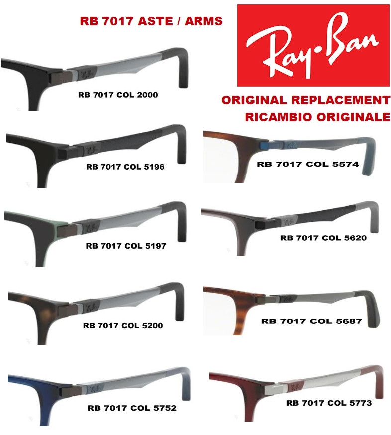 ray ban rb7017 parts