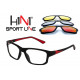 Eyeglasses N1H1 TR236 01 with 3 Clip Sun