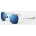 Randolph Aviator AF373 61MM (XL) MATTE CHROME, BAYONET 150, NYLON ATLANTIC BLUE