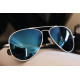 Randolph Concorde CR257 61MM MATTE CHROME POLARIZED ATLANTIC BLUE